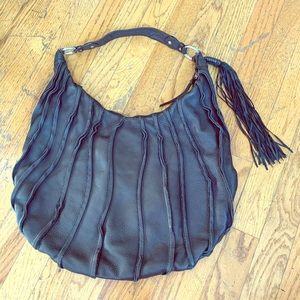 DKNY Leather Hobo Bag